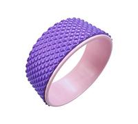 anillo de yoga, Rueda circular for yoga y pilates, rodillo de fitness TPE for, moldeador cintura, aro, for culturismo, herramienta for entrenar la espalda(Purple)