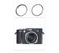 Anillo decorativo para objetivo compatible con Fujifilm X100V/X100VI. Compatible con FUJIFILM. Mejora la estética de la cámar