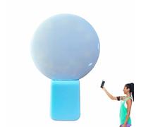 Anillo Del Teléfono Luz LED Selfie Fill Lights - Clip On Cámara Portátil, Soporte Para Móvil, Laptop Y Ordenador | Luz De Anillo Recargable Con 4 Niveles De Brillo Ajustables Para