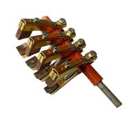 Anillo deslizante conductor del colector 20/25/30 * 60 70/75 alto cepillo de cobre carbono 6 12 20 conjunto completo 4 marco carretera(4 One set of road brush racks)