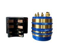 Anillo deslizante conductor del colector 20/25/30 * 60 70/75 alto cepillo de cobre carbono 6 12 20 conjunto completo 4 marco carretera(Slip ring 25 * 55 * 58+rack complete set)