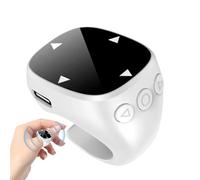 Anillo Deslizante - Control Remoto Inalámbrico Móvil,Clicker Inteligente para Video Redes Sociales Música Juegos Transmisiones en Trabajo Uso Diario