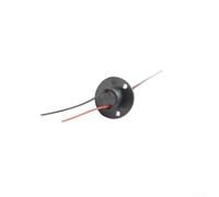 Anillo deslizante de dos cables de 10 A para rotación continua de 360 grados en sistemas eléctricos robótica e industrial