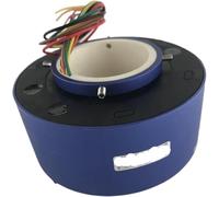 Anillo deslizante de eje hueco con orificio pasant Rotores Anillo colector de eje hueco 50 mm diámetro 6 vías 12 10 A 113 exterior(12CH 10A 50mm)