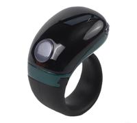 Anillo digital con recordatorio inteligente de tiempo y contador de actividad de ABS, diseño compacto para fitness y vida cotidiana, negro (verde)