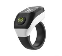 Anillo digital inteligente para contador Zikr con tamaños ajustables y pantalla de 0.42 pulgadas para oraciones diarias, batería integrada de 40 mAh, funcionamiento de un solo botón, adecuado para