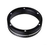 Anillo dosificador de café, 51,54,58 mm, anillo dosificador de café, embudo magnético, herramienta de portafiltro espresso, anillo dosificador para café (negro, 58 mm)