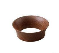 Anillo dosificador de café de nogal con imán para Breville para salvia 51 mm, 53 mm, 58 mm, embudo de llenado de espresso de precisión para evitar el desorden en encimeras (58 mm)