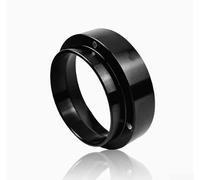 Anillo dosificador de café magnético de aleación de aluminio de 51 mm para portafiltros, espresso preciso para embudo para dosificar sin derrames en café y oficina, color plateado (negro 53 mm)