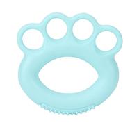 Anillo Ejercitador de 4 Dedos, Fortalecedor de Agarre Azul TPR para Mano Activa Y Alivio del Estrés, Pinza de 20 Libras para Agarre Deportivo Hombre Y Mujer Mejor