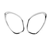 Anillo Embellecedor de Faro cromado. Se Adapta Al R60 Countryman 2010-2016. Material ABS Resistente, Resistente a los Rayos UV. Fácil Instalación (Electroplateado)