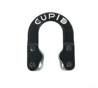 Anillo en D de metal para liberación de arco compuesto, conexión segura de flecha para un rendimiento eficiente de caza (negro)