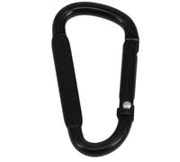 Anillo en D genérico de aluminio, gancho metálico resistente, clip en D ligero para senderismo al aire libre, senderismo, equipo de campamento, organizador de fijación, llavero |