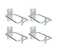 Anillo en D para gestión vertical de cables 1U 4 cm en estantes de armario con tuercas de jaula [4 unidades]