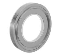 Anillo Espaciador de Aleación de Zinc sobre Encimera para Lavabo | Elevador de 7,8mm, Junta Estabilizadora Antivibración, Acabado Cepillado Plata, para Instalaciones sobre Encimera