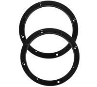 Anillo Espaciador de Altavoz de Coche de 6,5 Pulgadas, Plástico Negro | Apertura de Puerta y Retrofit de Audio, Reduce Vibraciones y Sirve a Instaladores y Aficionados