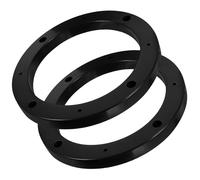 Anillo Espaciador Plástico Negro de 5 Pulgadas, para Altavoz de Coche | Sistema de Audio del Coche, Reduce Ruido y Mejora Claridad, Fácil Instalación