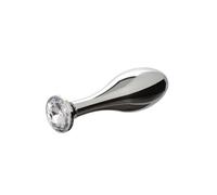 Anillo fálico doble de silicona con tapón anal de metal para pene y...