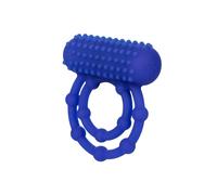 Anillo fálico estimula clítoris doble anillo de cock vibrante para pene y...