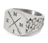 Anillo Fawler by Trendhim para hombre, plata de ley 925, superficie pulida, diseño danés, forma clásica de corte de acero, 49mm, Metal no precioso, Sin piedras preciosas