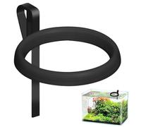 Anillo Flotante con Clip para Alimentar Peces en acuarios, Soporte para Comida Que no se desprende, Apto para Cristales de 3 a 15 mm, Mantiene la Comida Flotante en su Sitio, Ideal para Peces