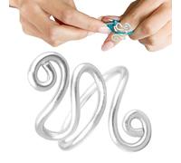 Anillo Ganchillo Para Tejer, Anillo Para Hacer Ganchillo, Ajustables De Bucle De Tejido Anillo De Soporte Abierto De Dedo, Accesorios Trenzados Para Suministros Para Línea De Ganchos Para Tejer A Mano