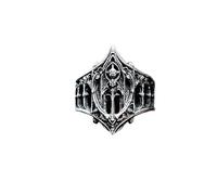Anillo gótico vintage, moda de personalidad de alta sensación, nuevo anillo vintage, estilo gótico de la serie oscura, regalo de accesorios de moda creativos.