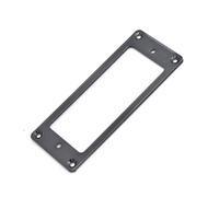 Anillo Humbucker for pastilla de Base plana de Metal, estilo Mini, 2 uds., for montaje de guitarra eléctrica, marco interior, 69mm x 29,2mm, cromado/negro/dorado(Black 2Pcs)