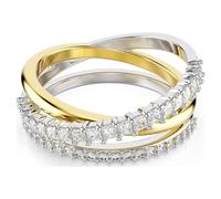 Anillo Hyperbola, Tallas mixtas, Blanco, Combinación de acabados metálicos 60