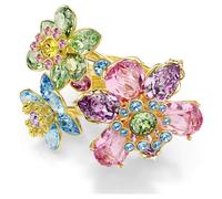 Anillo Idyllia, Tallas mixtas, Flor, Multicolor, Acabado en oro de 18 quilates 52