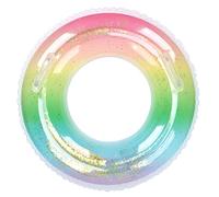 Anillo Inflable Colorido de la Nadada para los niños Que disfrutan del Juguete del Agua de la Piscina del círculo de la natación de Las Vacaciones en la Playa