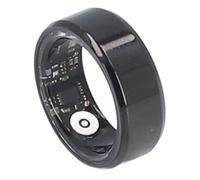 Anillo Inteligente, Anillo de Fitness Bluetooth Resistente Al Agua IP68 para Android e iOS, Rastreador de Salud Recargable para Hombres y Mujeres, Control (Black)