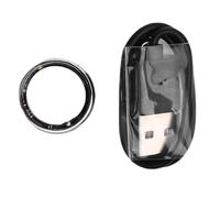 Anillo Inteligente, Anillo de Fitness Inteligente con Control de Diez rianas con Incrustaciones IP68 Agua de Seguimiento de Fitness de Actitud de Fitness Contador Bluetooth Tomado (7#)