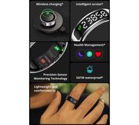Anillo inteligente Colmi R12 Talla 11 Bluetooth iOS/Android IPX4 Autonomía 5 días Negro