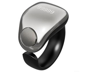 Anillo inteligente de práctica espiritual con aplicación para contar sin problemas, impermeable y ligero para uso diario (deslustre)