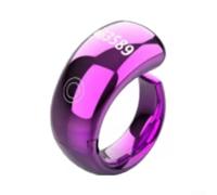 Anillo inteligente digital para Zikr con ajuste ajustable y contador integrado para seguimiento de oración IP68 impermeable de larga duración para la duración de la batería, carga inalámbrica blanca