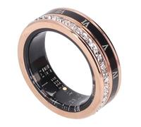 Anillo Inteligente Mejorado de Seguimiento de Actividad Física para Hombres y Mujeres, de Boda Giratorio de Acero Ti Con Números Romanos, (8)