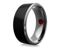 Anillo Inteligente NFC, Anillo Digital Universal para Dedo, Chip NFC ultrasensible Incorporado, Intercambio de Datos sin Cargo Anillo Inteligente NFC Multifuncional Universal para teléfono móvil 11#