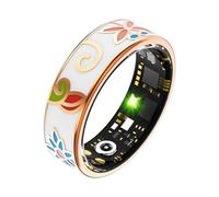 Anillo inteligente para mujeres y hombres, anillo impermeable IP68 de salud y fitness, monitor de sueño y actividad, carga inalámbrica, fotografía remota, sin tarifas mensuales ni tarifas de