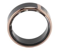 Anillo inteligente plateado 18 mAh, talla 9, estuche de 200 mAh
