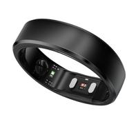 Anillo inteligente RingConn Gen 2 Negro, seguimiento actividad, IP68, sensor oxígeno, 12 días batería