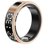 Anillo Inteligente Talla 8 Modelo Saturn con Pantalla LED y Estuche de Carga