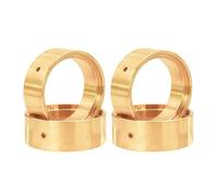 Anillo Interior de Cubo de Rueda de contrapeso de Eje de latón Pesado, Compatible con FMS Power WAGO RC Crawler 1/24, Anillos de Abrazadera Beadlock(4PCS)