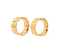 Anillo Interior de Cubo de Rueda de contrapeso de Eje de latón Pesado, Compatible con FMS Power WAGO RC Crawler 1/24, Anillos de Abrazadera Beadlock(2PCS)