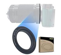 Anillo inverso de lente macro de 52 mm a FX compatible con Fujifilm FX X Mount X-T2 X-E3 X-E2S X-E2 X-E1 X-T100 X-T10 X-T1 X-T20 X-H1 X-M1 X-Pro1 X-Pro2. con lente de rosca de filtro de 52 mm