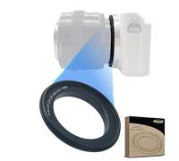 Anillo inverso de lente macro de 55 mm a NEX compatible con Sony A6500, A6300, A5100, A6000, A5000, A3000, A7RIII A9 A7III A7 A7s A7R A7II A7RII A7SII, con lente de rosca de filtro de 58 mm. Macro Disparar