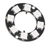 Anillo LED WS2812 direccionable 5050 Módulo de píxeles a todo color para Arduino para frambuesa Pi Stage Light Proyectos DIY 5V Potencia (8LED)