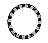 Anillo LED WS2812 direccionable 5050 Módulo de píxeles a todo color para Arduino para frambuesa Pi Stage Light Proyectos DIY 5V Potencia (16LED)