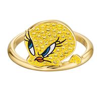 Anillo Looney Tunes Piolín, amarillo, Baño en tono Oro 55