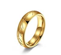 Anillo luminoso mágico6 mm, anillosacero inoxidable, hombres y mujeresmoda